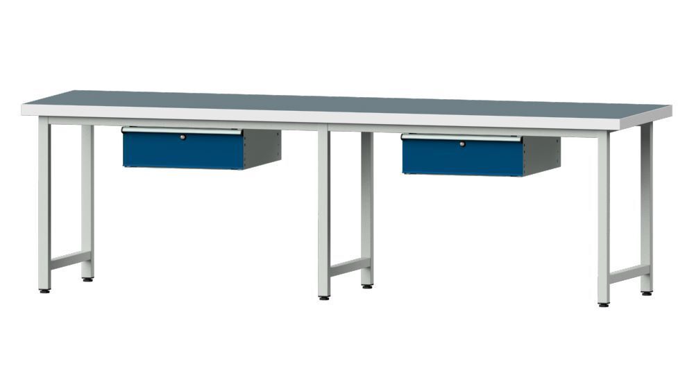 Anke Arbeitstisch Modell 193 mit 2 x Hängeschublade Produktbild Anke Arbeitstisch Modell 193 mit 2 x Hängeschublade