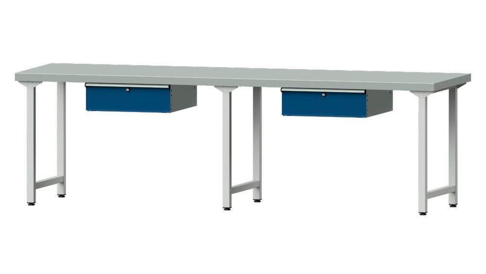 Anke Arbeitstisch Modell 193 Breite 2800 x Höhe 850 mm Produktbild Anke Arbeitstisch Modell 193 Breite 2800 x Höhe 850 mm
