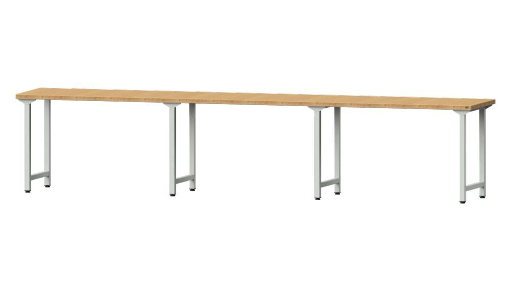 Anke Arbeitstisch 4050x800x840mm Bucheplatte Modell 200 Produktbild Anke Arbeitstisch 4050x800x840mm Bucheplatte Modell 200