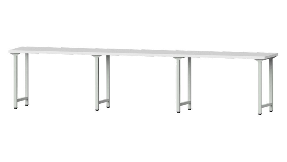 Anke Arbeitstisch 4050x800x890mm Kunststoffplatte Modell 200 Produktbild Anke Arbeitstisch 4050x800x890mm Kunststoffplatte Modell 200