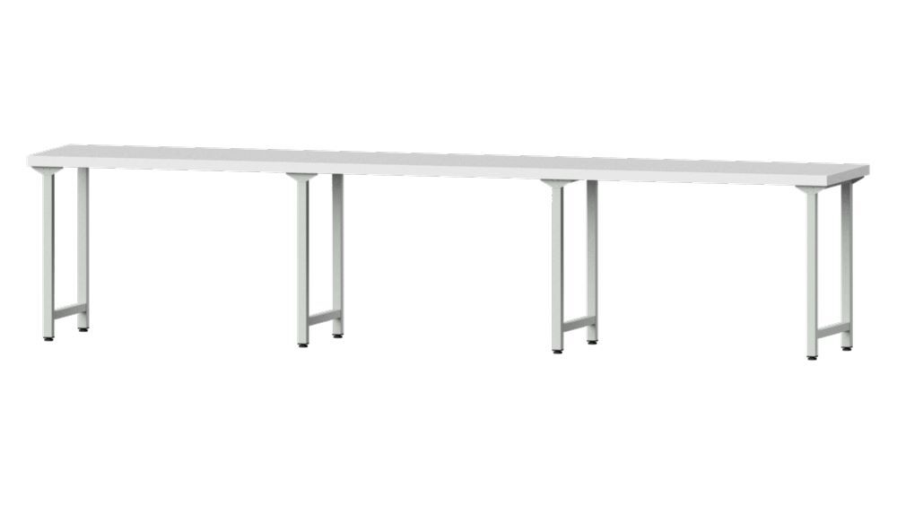 Anke Arbeitstisch 4050x800x900mm Kunststoffplatte Modell 200 Produktbild Anke Arbeitstisch 4050x800x900mm Kunststoffplatte Modell 200