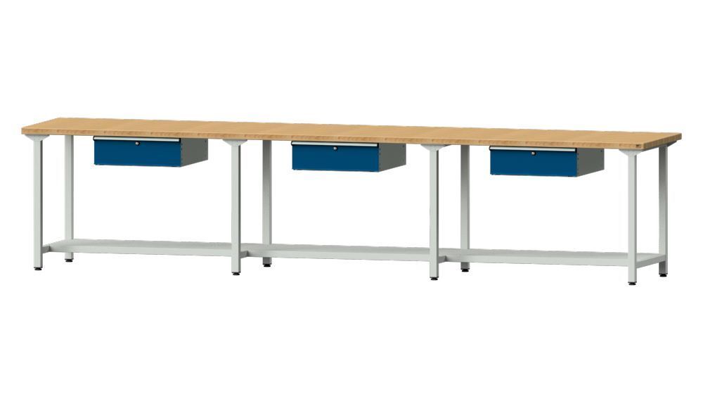 Anke Arbeitstisch Modell 203 4050 x 800 x 890 mm Produktbild Anke Arbeitstisch Modell 203 4050 x 800 x 890 mm