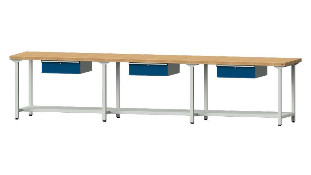Anke Arbeitstisch Modell 203 B4050 x T800 x H900 mm Produktbild Anke Arbeitstisch Modell 203 B4050 x T800 x H900 mm
