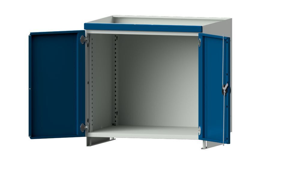 Anke Aufsatzschrank mit Türen in blau Schranksystem Serie 910 V Modell 300 Produktbild Anke Aufsatzschrank mit Türen in blau Schranksystem Serie 910 V Modell 300