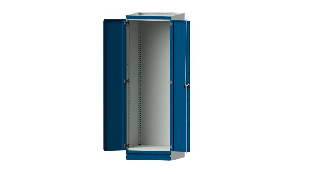 Anke Basisschrank Front blau Schranksystem Serie 760 V Modell 100 Produktbild Anke Basisschrank Front blau Schranksystem Serie 760 V Modell 100