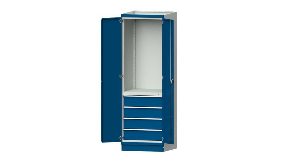 Anke Basisschrank für Schranksystem blau Serie 760 V Modell 2409 Produktbild Anke Basisschrank für Schranksystem blau Serie 760 V Modell 2409