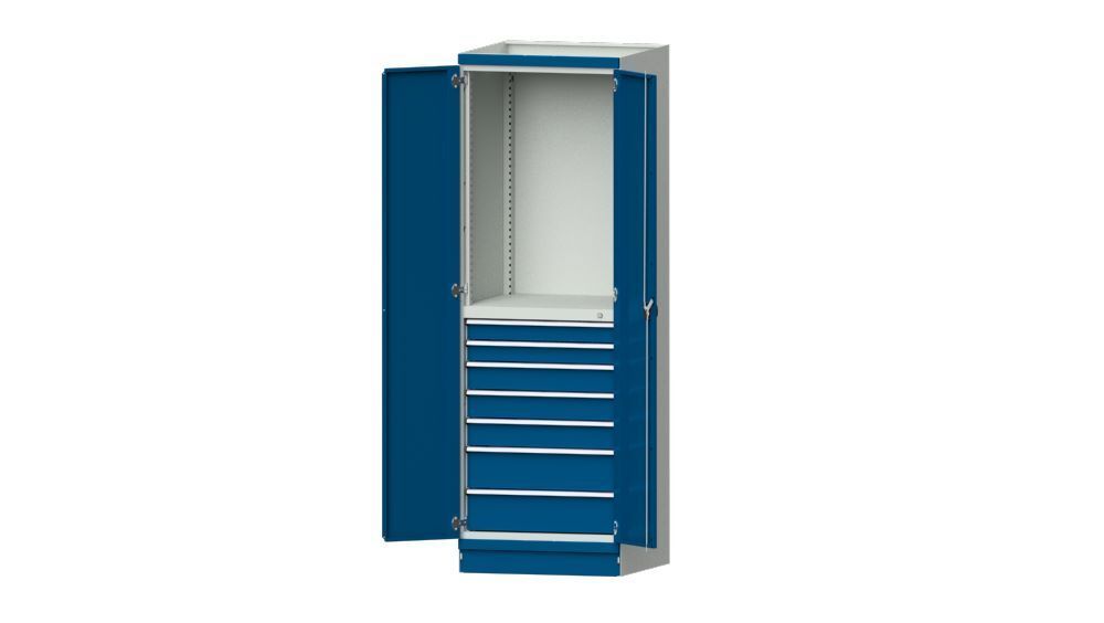 Anke Basisschrank Schranksystem Serie 760 V Modell 3005 blau Produktbild Anke Basisschrank Schranksystem Serie 760 V Modell 3005 blau