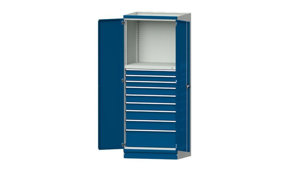 Anke Basisschrank offen Schranksystem blau Serie 910 V Modell 4006 Produktbild Anke Basisschrank offen Schranksystem blau Serie 910 V Modell 4006