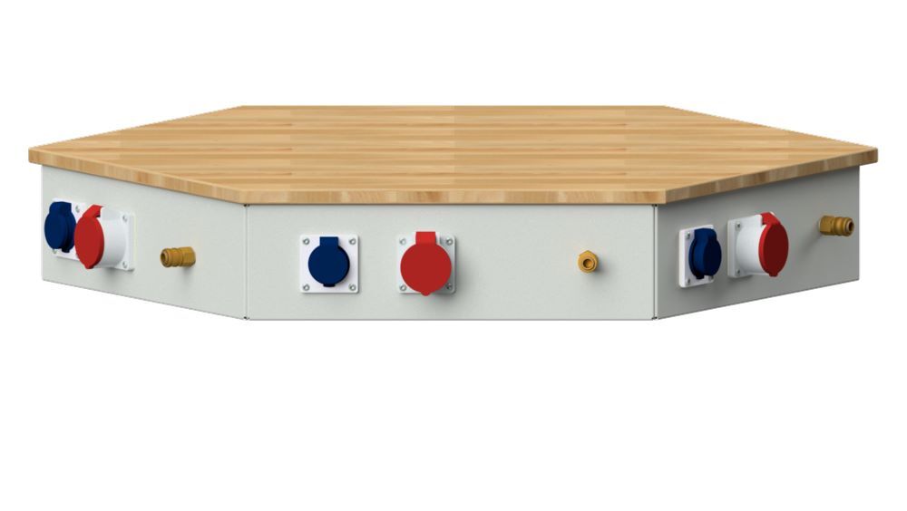 Produktbild Anke Energieaufsatz mit Abdeckplatte für Gruppenwerkbank VG 6 AP