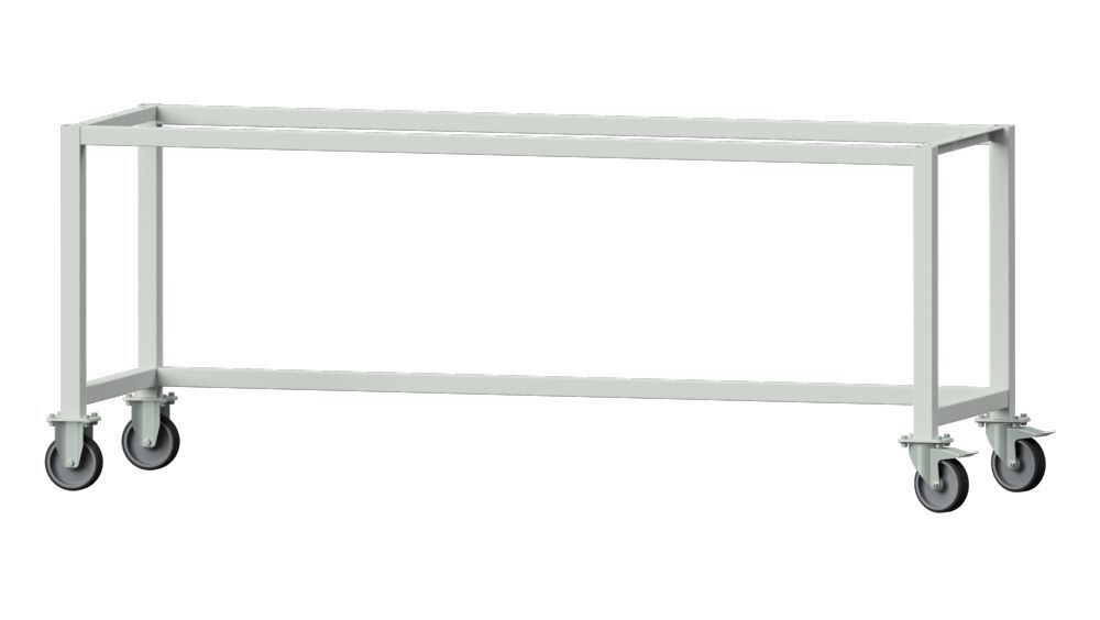 Anke Gestell B fahrbar 1990 x 615 x 800 mm RAL 7035 Produktbild Anke Gestell B fahrbar 1990 x 615 x 800 mm RAL 7035