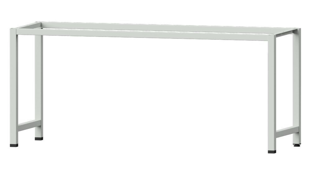 Anke Gestell A fix RAL 7035 passend zu Arbeitstisch 2000 mm Produktbild Anke Gestell A fix RAL 7035 passend zu Arbeitstisch 2000 mm