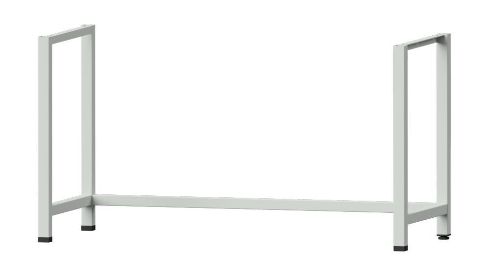 Anke Gestell B fix Farbe RAL 7035 passend zu Arbeitstisch 1500 mm Produktbild Anke Gestell B fix Farbe RAL 7035 passend zu Arbeitstisch 1500 mm