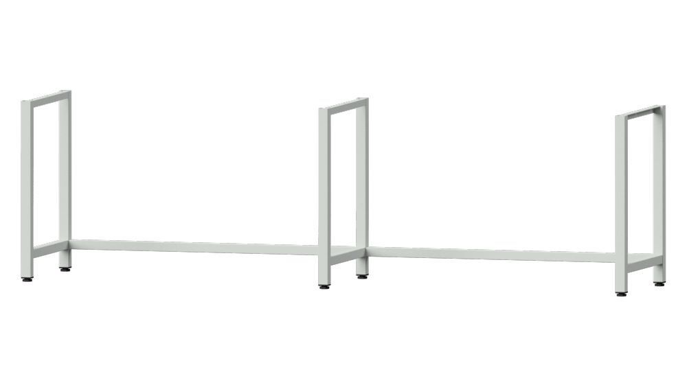 Anke Gestell B fix passend zu Arbeitstisch 2800 mm RAL 7035 Produktbild Anke Gestell B fix passend zu Arbeitstisch 2800 mm RAL 7035