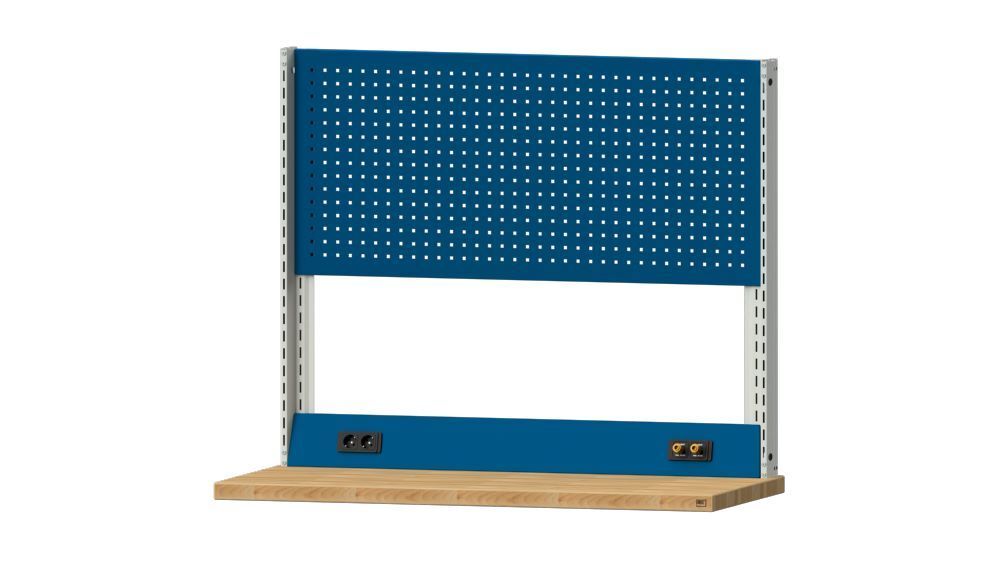 Anke Systemaufbau Lochwand 1480 x 1200 mm mit Energiekanal Serie CONNECT Produktbild Anke Systemaufbau Lochwand 1480 x 1200 mm mit Energiekanal Serie CONNECT