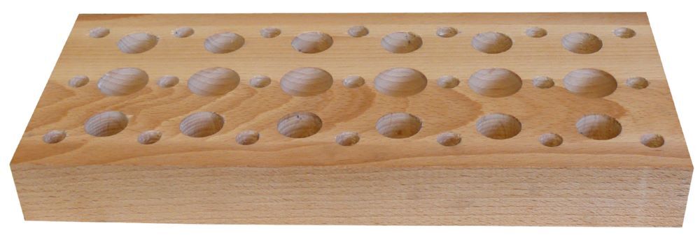 Anke Holzeinsatz für Werkzeugträger T5 CNC Lagerung Produktbild Anke Holzeinsatz für Werkzeugträger T5 CNC Lagerung