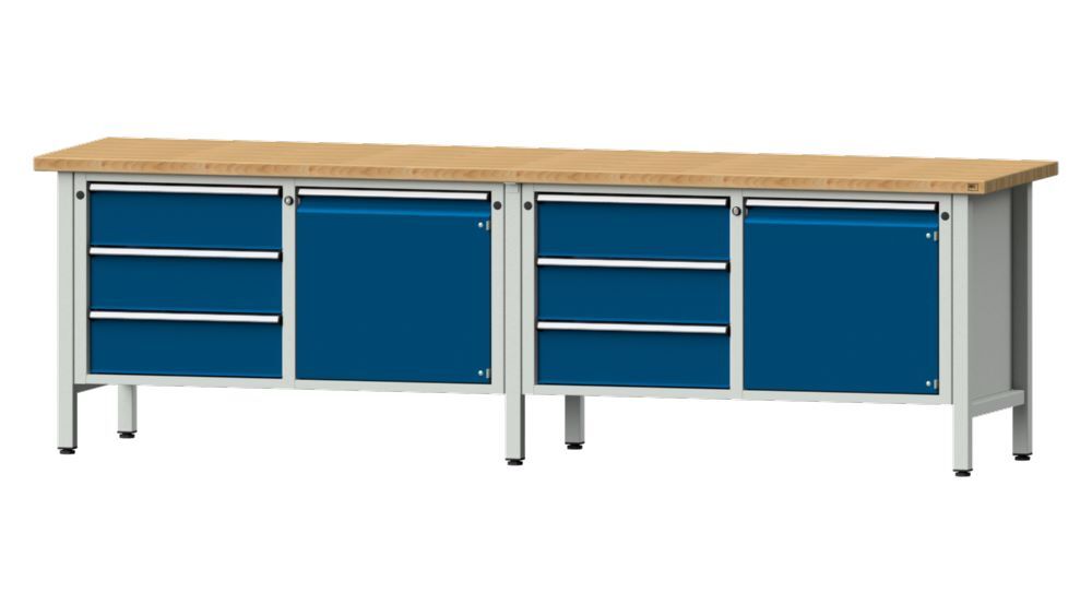 Produktbild Anke Kastenwerkbank Serie V 2800 Modell 106 V 2800 x 700 x 840 mm