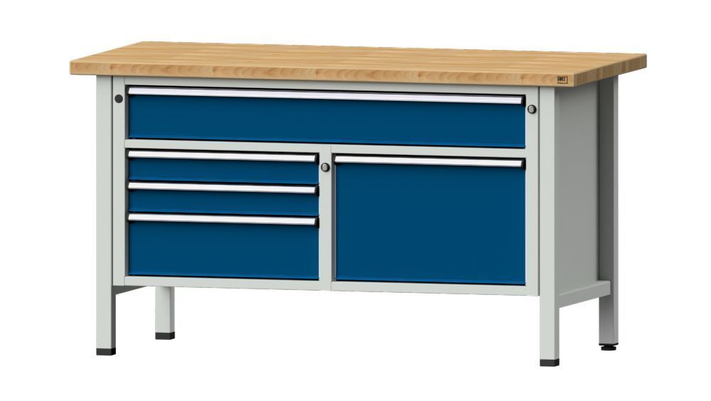 Anke Kastenwerkbank dreiteiliges Gehäuse 1500 mm breit Serie V 1500 Modell 256 V Produktbild Anke Kastenwerkbank dreiteiliges Gehäuse 1500 mm breit Serie V 1500 Modell 256 V