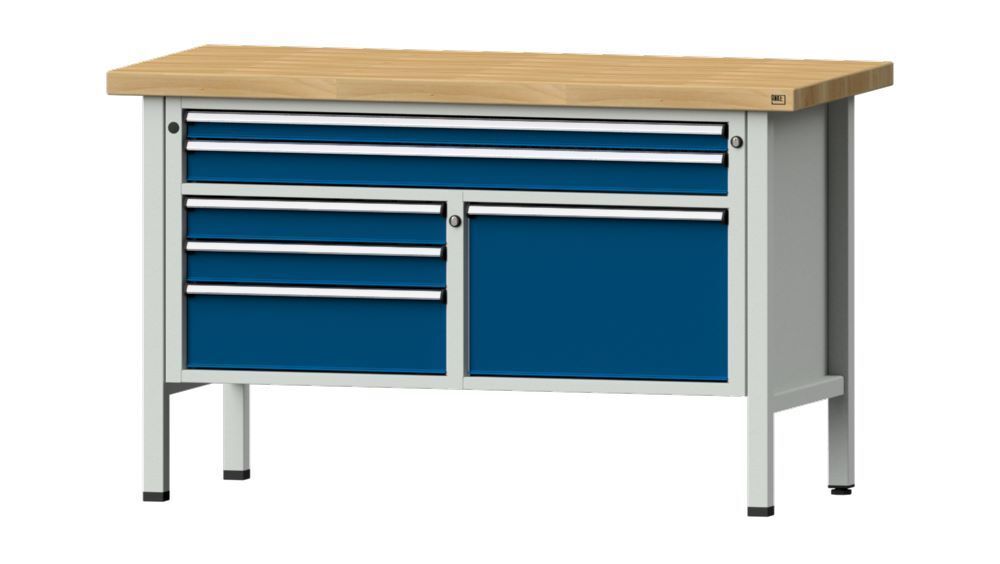 Anke Kastenwerkbank Buche Massiv Arbeitsplatte 50 mm V1500 Modell 257 V Produktbild Anke Kastenwerkbank Buche Massiv Arbeitsplatte 50 mm V1500 Modell 257 V