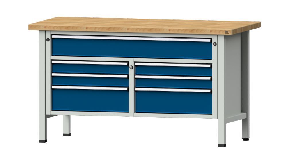 Anke Kastenwerkbank Buche Massiv 40 mm dick V1500 Modell 258 V Produktbild Anke Kastenwerkbank Buche Massiv 40 mm dick V1500 Modell 258 V