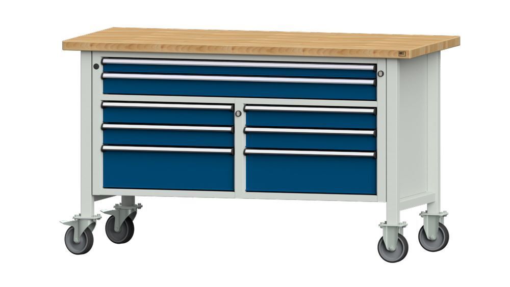 Anke Kastenwerkbank fahrbar BMP Buche Massiv 40 mm V1500 Modell 259 V Produktbild Anke Kastenwerkbank fahrbar BMP Buche Massiv 40 mm V1500 Modell 259 V