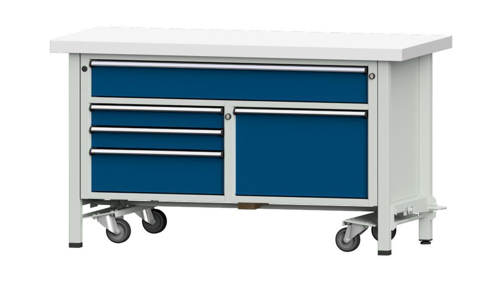 Anke Kastenwerkbank 1500 x 700 x 850 mm Kunststoffplatte V1500 Modell 256 V