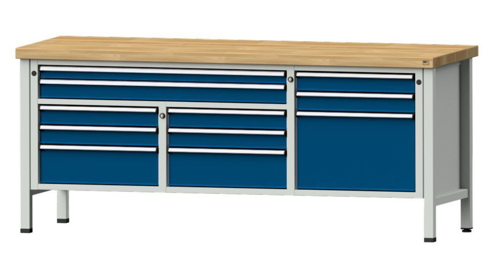 Anke Kastenwerkbank 2000 x 850 mm Buchenplatte 50 mm V2000 Modell 283 V Produktbild Anke Kastenwerkbank 2000 x 850 mm Buchenplatte 50 mm V2000 Modell 283 V