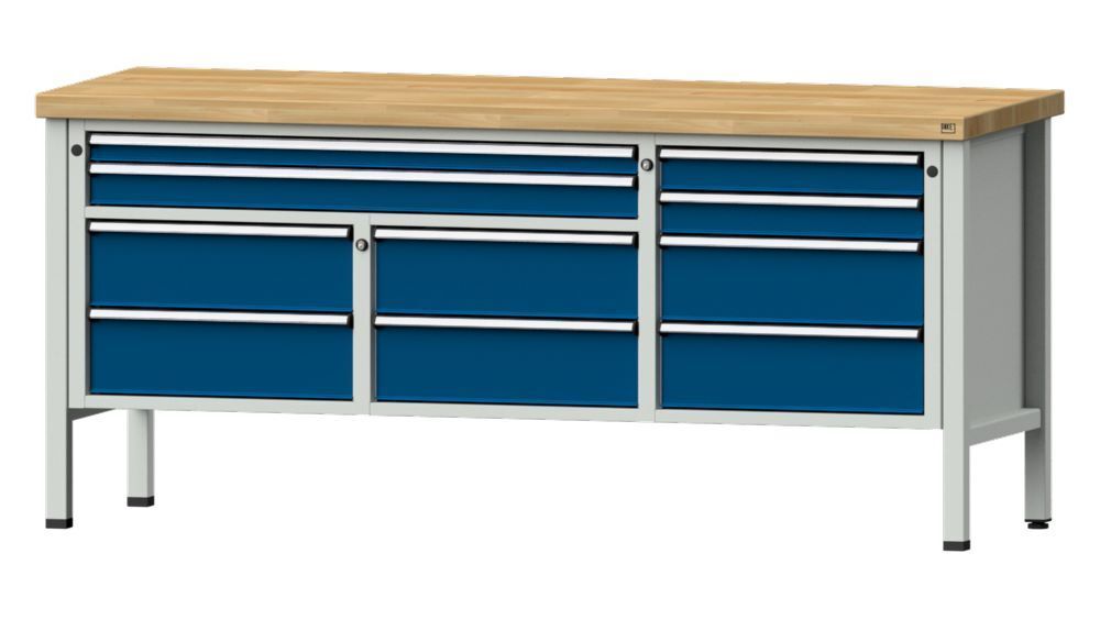 Anke Kastenwerkbank 2000 x 900 mm Buchenplatte 50 mm V2000 Modell 285 V Produktbild Anke Kastenwerkbank 2000 x 900 mm Buchenplatte 50 mm V2000 Modell 285 V