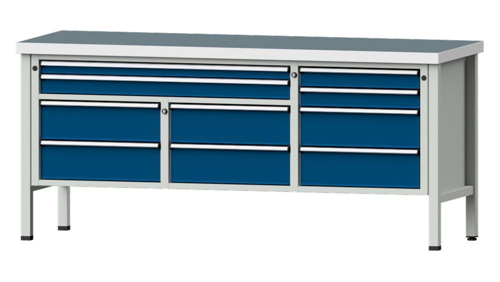Anke Kastenwerkbank 2000 x 900 mm Universalplatte 50 mm V2000 Modell 285 V