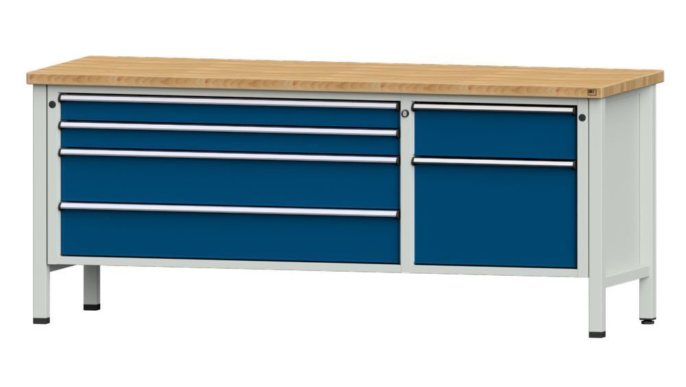 Anke Kastenwerkbank 2000 x 840 mm Buchenplatte 40 mm V2000 Modell 286 V Produktbild Anke Kastenwerkbank 2000 x 840 mm Buchenplatte 40 mm V2000 Modell 286 V