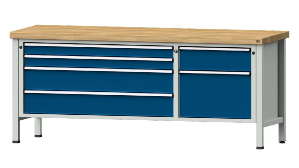 Anke Kastenwerkbank 2000 x 850 mm Buchenplatte 50 mm V2000 Modell 286 V Produktbild Anke Kastenwerkbank 2000 x 850 mm Buchenplatte 50 mm V2000 Modell 286 V
