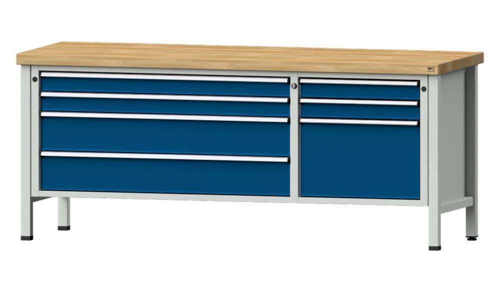 Anke Kastenwerkbank 2000 x 850 mm Buchenplatte 50 mm V2000 Modell 288 V Produktbild Anke Kastenwerkbank 2000 x 850 mm Buchenplatte 50 mm V2000 Modell 288 V