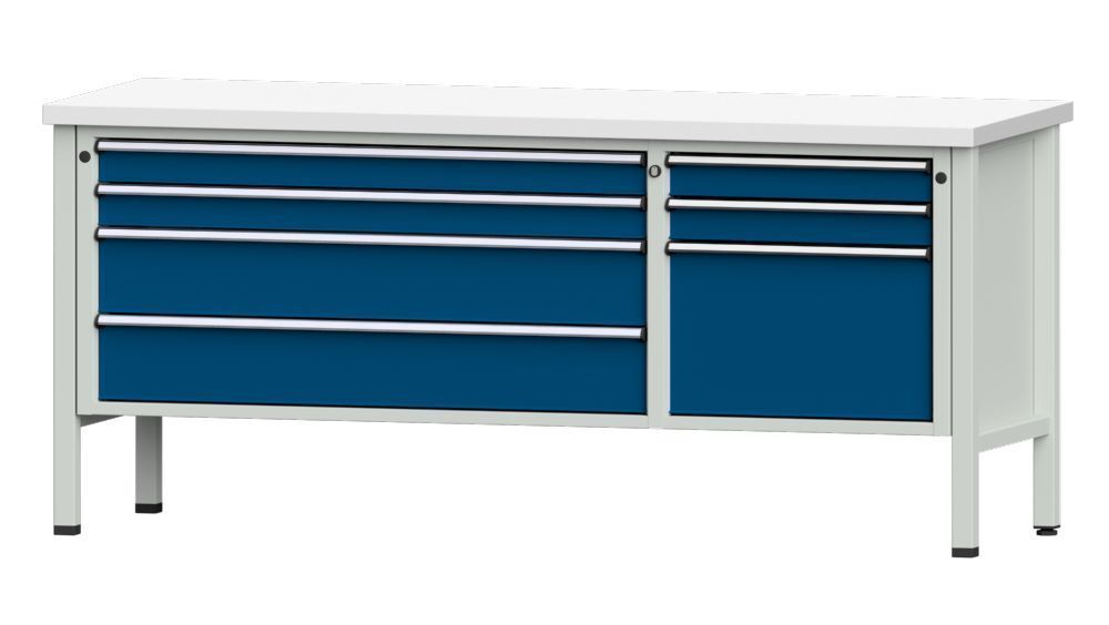 Anke Kastenwerkbank 2000 x 890 mm Kunststoffplatte 40 mm V2000 Modell 288 V Produktbild Anke Kastenwerkbank 2000 x 890 mm Kunststoffplatte 40 mm V2000 Modell 288 V