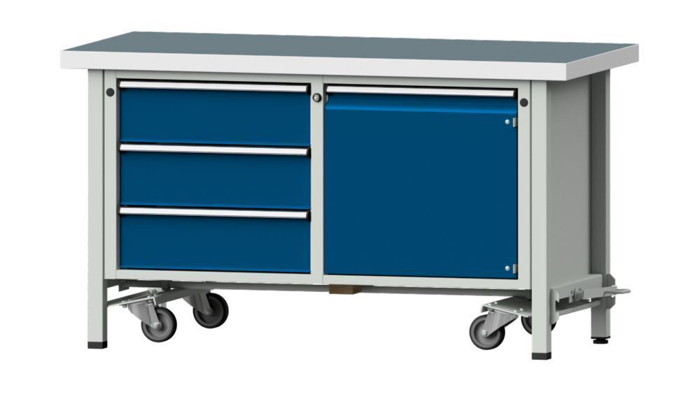 Anke Kastenwerkbank mit Rollen absenkbar 850 mm hoch V1500 Modell 106 V