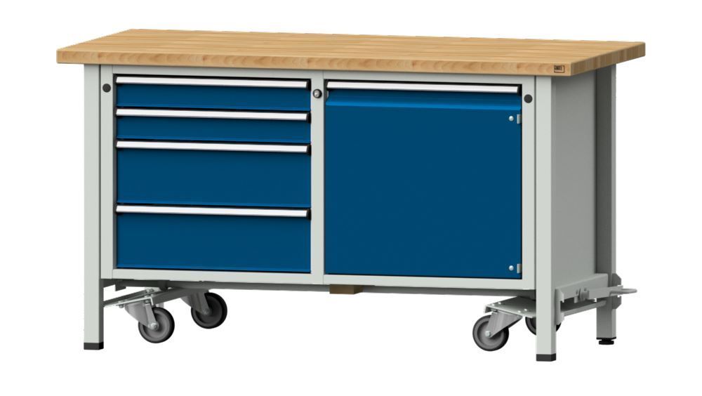 Anke Kastenwerkbank fahrbar 1500 x 840 mm Buche Massiv V1500 Modell 131 V Produktbild Anke Kastenwerkbank fahrbar 1500 x 840 mm Buche Massiv V1500 Modell 131 V
