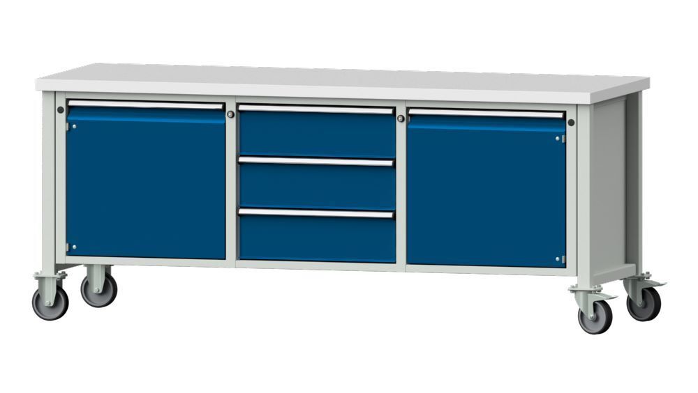 Anke Kastenwerkbank 2000 x 840 mm Kunststoffplatte 40 mm V2000 Modell 122 V Produktbild Anke Kastenwerkbank 2000 x 840 mm Kunststoffplatte 40 mm V2000 Modell 122 V