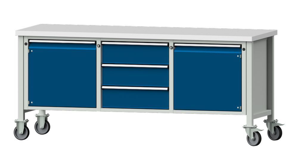 Anke Kastenwerkbank 2000 x 890 mm Kunststoffplatte 40 mm V2000 Modell 122 V Produktbild Anke Kastenwerkbank 2000 x 890 mm Kunststoffplatte 40 mm V2000 Modell 122 V