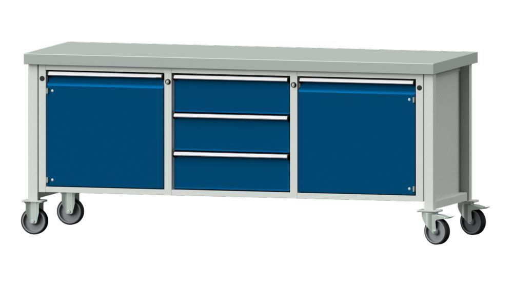 Anke Kastenwerkbank Serie V 2000 Modell 122 V Platte mit verzinktem Blechbelag Produktbild Anke Kastenwerkbank Serie V 2000 Modell 122 V Platte mit verzinktem Blechbelag