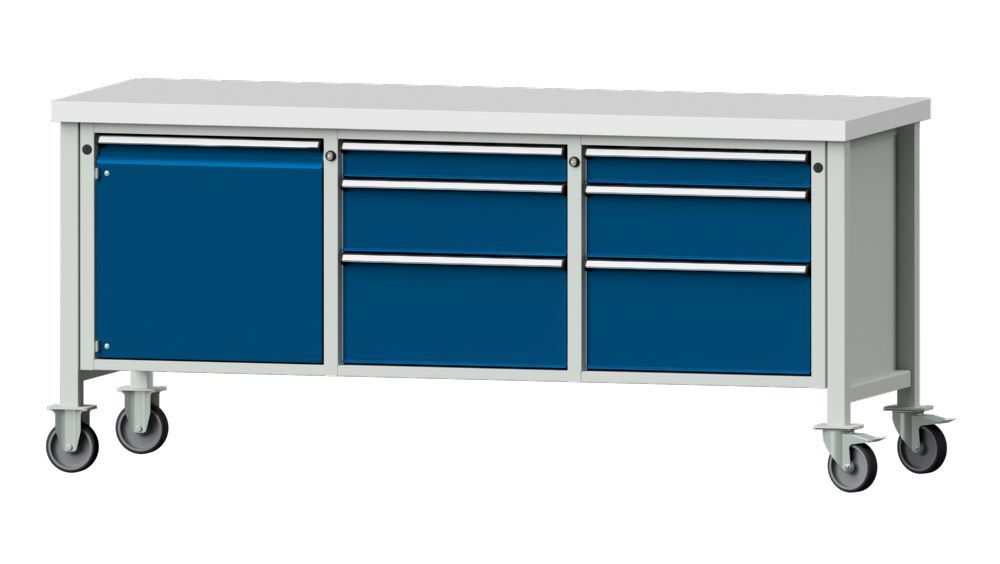 Anke Kastenwerkbank Serie V 2000 RAL 7035 / 5010 Modell 125 V Produktbild Anke Kastenwerkbank Serie V 2000 RAL 7035 / 5010 Modell 125 V