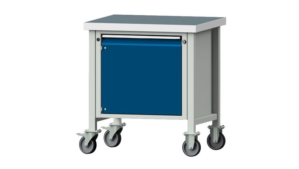 Anke Kastenwerkbank Serie V 800 Modell 12 V RAL 7035/5010 fahrbar Produktbild Anke Kastenwerkbank Serie V 800 Modell 12 V RAL 7035/5010 fahrbar