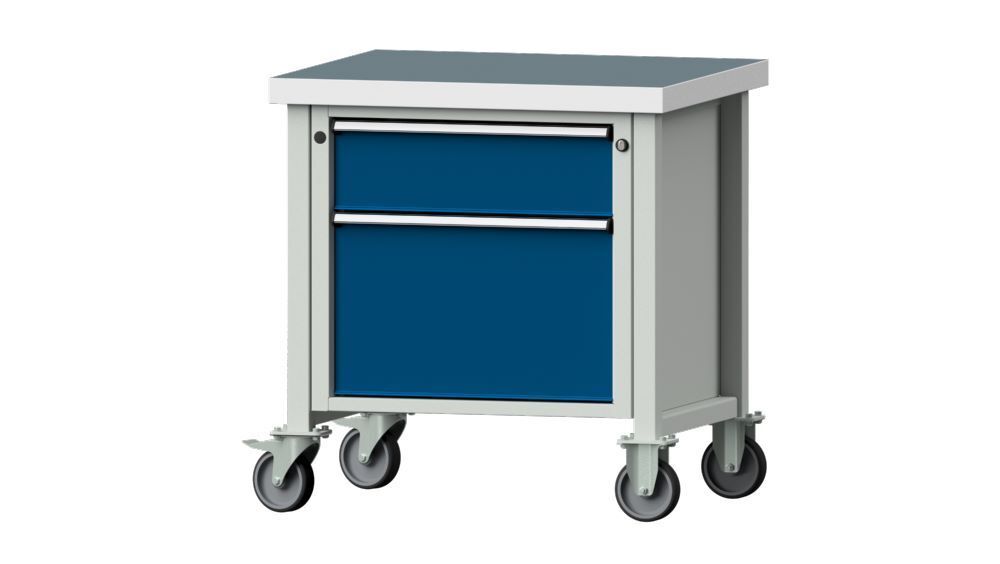 Anke Kastenwerkbank Serie V 800 Modell 55 V 800 x 700 x 850 mm RAL 7035 / 5010 Produktbild Anke Kastenwerkbank Serie V 800 Modell 55 V 800 x 700 x 850 mm RAL 7035 / 5010