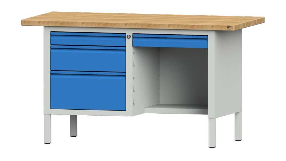 Anke Kastenwerkbank 1500 x 700 x 840 mm Serie E 1500 Modell 348 E Produktbild Anke Kastenwerkbank 1500 x 700 x 840 mm Serie E 1500 Modell 348 E