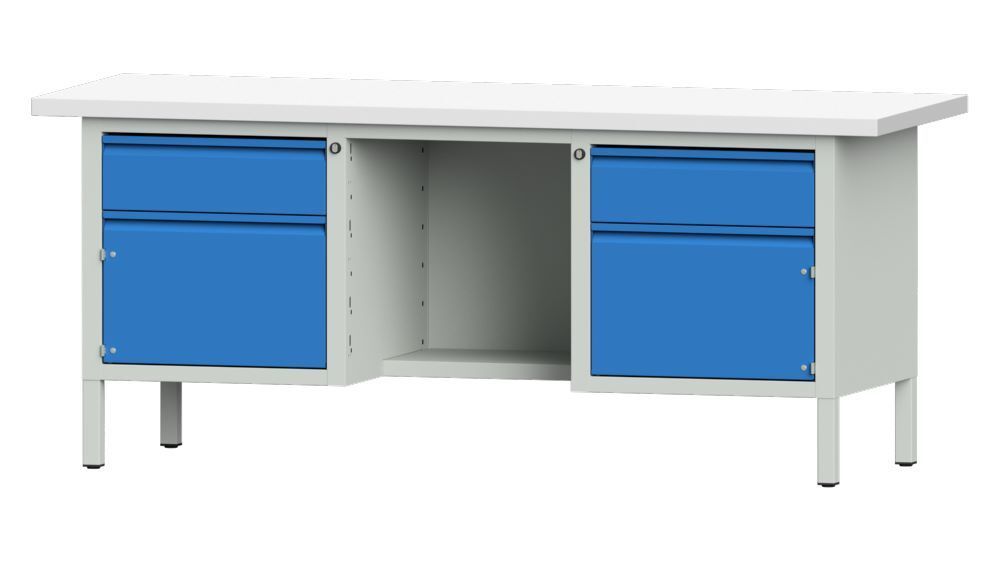 Anke Kastenwerkbank Kunststoffplatte Serie E 2000 Modell 319 E Produktbild Anke Kastenwerkbank Kunststoffplatte Serie E 2000 Modell 319 E