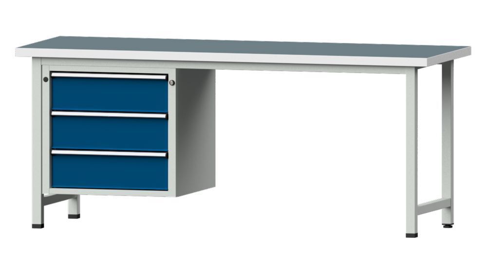 Anke Kombiwerkbank Serie V 2000 Modell 726 V Schubladen 3 x 180 mm