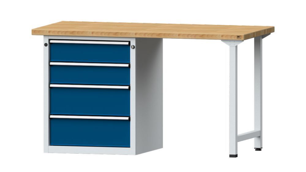 Anke Kombiwerkbank 1500 x 840 mm Buchenplatte 40 mm V1500 Modell 816 V Produktbild Anke Kombiwerkbank 1500 x 840 mm Buchenplatte 40 mm V1500 Modell 816 V