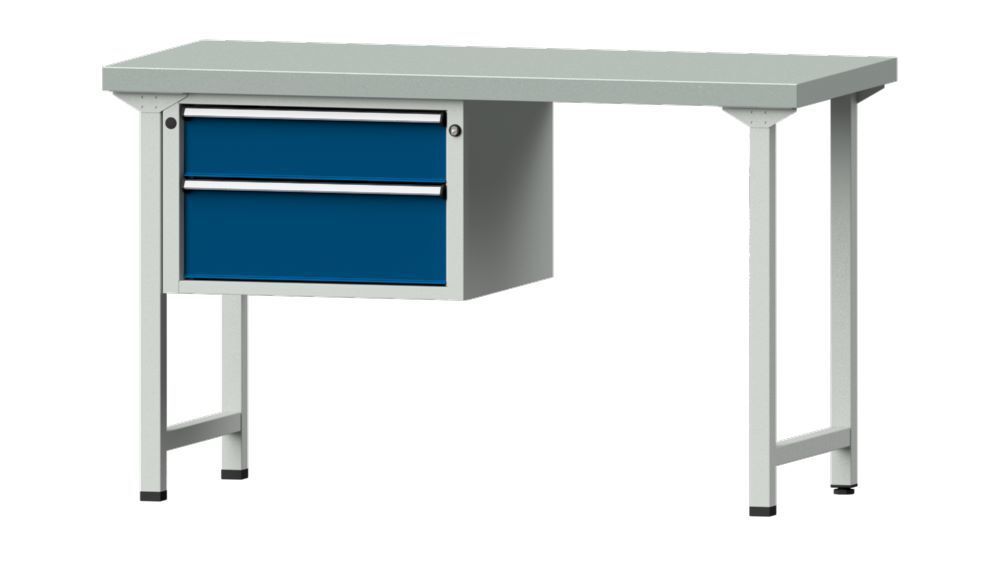 Anke Kombiwerkbank 1500 x 900 mm mit Blechbelag 50 mm V1500 Modell 607 V Produktbild Anke Kombiwerkbank 1500 x 900 mm mit Blechbelag 50 mm V1500 Modell 607 V