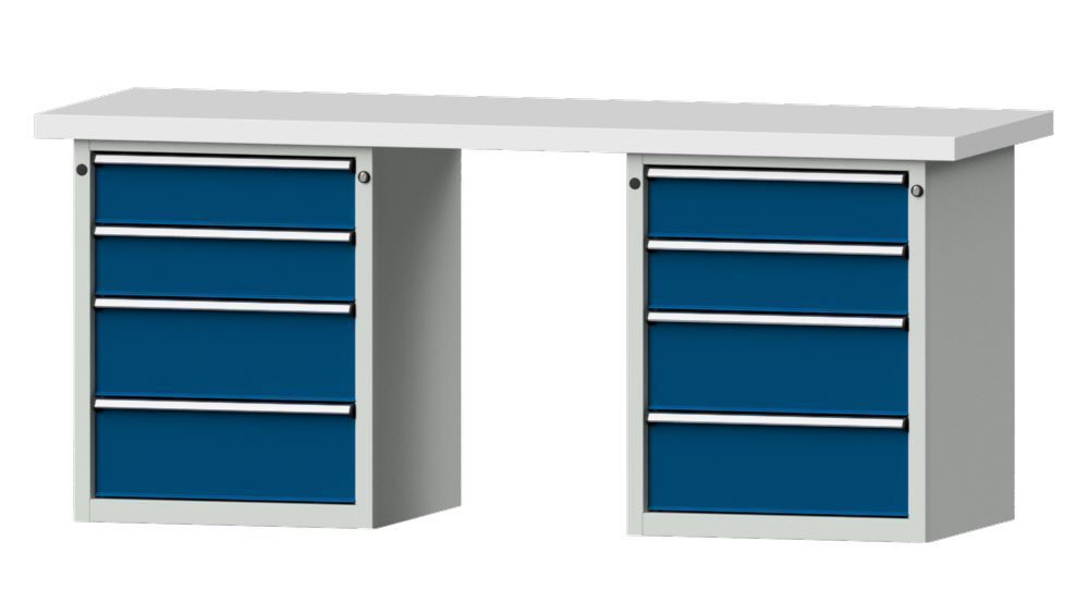 Anke Kombiwerkbank 2000 x 850 mm Kunststoffplatte 50 mm V2000 Modell 840 V Produktbild Anke Kombiwerkbank 2000 x 850 mm Kunststoffplatte 50 mm V2000 Modell 840 V