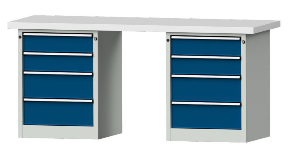 Anke Kombiwerkbank 2000 x 900 mm Kunststoffplatte 50 mm V2000 Modell 840 V Produktbild Anke Kombiwerkbank 2000 x 900 mm Kunststoffplatte 50 mm V2000 Modell 840 V