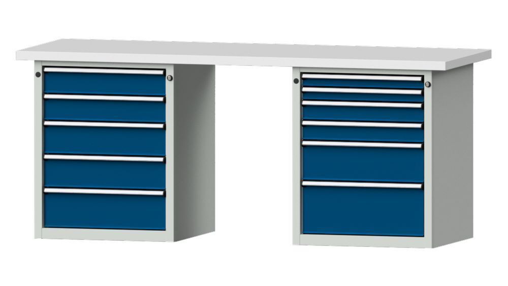 Anke Kombiwerkbank Serie V 2000 Modell 841 V mit Kunststoffschichtplatte Produktbild Anke Kombiwerkbank Serie V 2000 Modell 841 V mit Kunststoffschichtplatte