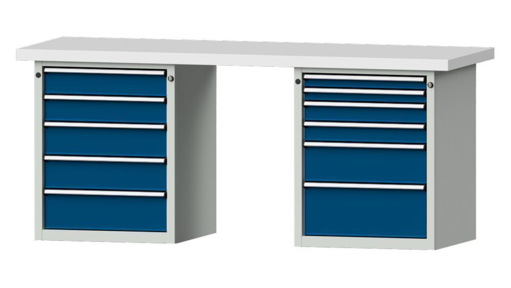 Anke Kombiwerkbank Serie V 2000 Modell 841 V  B 2000 x T 700 x H 850 mm Produktbild Anke Kombiwerkbank Serie V 2000 Modell 841 V  B 2000 x T 700 x H 850 mm