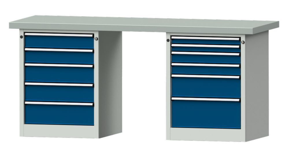 Anke Kombiwerkbank Serie V 2000 Modell 841 V Platte mit verzinktem Blechbelag Produktbild Anke Kombiwerkbank Serie V 2000 Modell 841 V Platte mit verzinktem Blechbelag